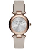 Marc By Marc Jacobs Women's Dotty Gray Leather Strap Watch 26mm Mj1413