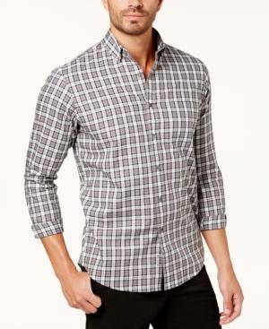 Club Room Men's Tartan Shirt, Created For Macy's