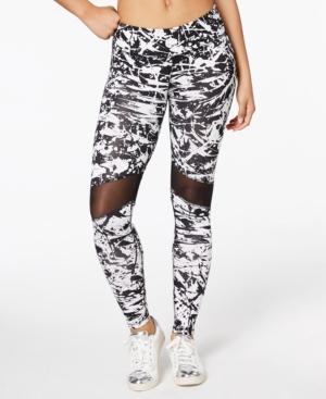 Material Girl Active Juniors' Printed Illusion Yoga Leggings, Created For Macy's