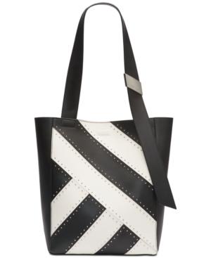 Calvin Klein Karsyn Studded Leather Tote
