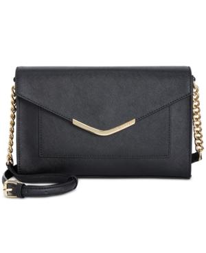 Calvin Klein Saffiano Flap-front Crossbody