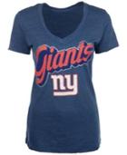 5th & Ocean Women's New York Giants Tri-natural T-shirt