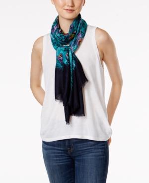 Inc International Concepts Peacock Wrap & Scarf In One, Created For Macy's