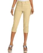 Style & Co. Tummy-control Cuffed Capri Jeans