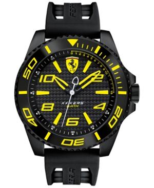 Scuderia Ferrari Men's Xx Kers Black Silicone Strap Watch 50mm 830307