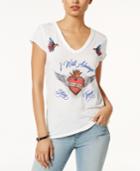 William Rast Rock-and-roll Embroidered Graphic T-shirt