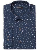 Bar Iii Men's Slim-fit Midnight Floral Dress Shirt, Only At Macy's