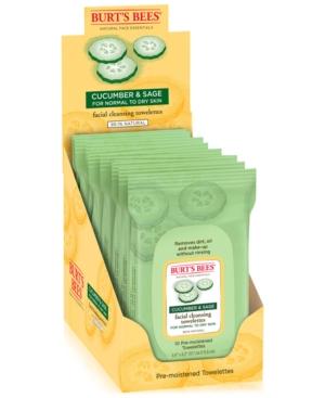 Burt's Bees Facial Cleansing Towelettes -cucumber & Sage