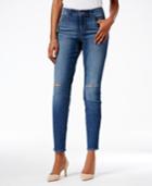 Style & Co. Slit-knee Skinny Jeans, Only At Macy's