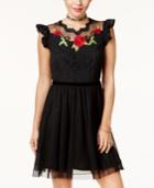 Disney Princess Juniors' Snow White Rose Lace Dress, Created For Macy's