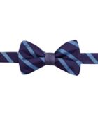 Ryan Seacrest Distinction Reversible Street Stripe Dot Pre-tied Bow Tie, Only At Macy's