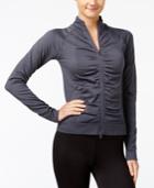 Jessica Simpson The Warm Up Juniors' Ruched Track Jacket