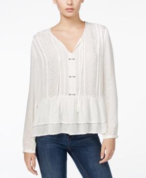 William Rast Devon Beaded Peasant Top