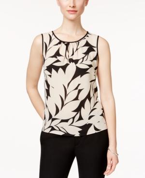 Nine West Printed Sleeveless Top