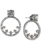 Givenchy Crystal Drop Hoop Earring Jackets