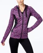 Ideology Id Warm Space-dyed Full Zip Hoodie, Only At Macy's