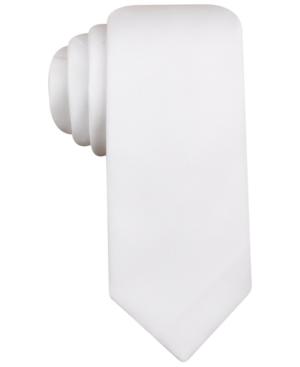 Alfani Men's White Slim Tie, Only At Macy's
