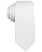 Alfani Men's White Slim Tie, Only At Macy's