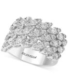 Effy Marquise-look Cluster Ring (2-1/4 Ct. T.w.) In 14k White Gold