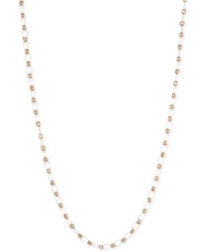 Anne Klein Gold-tone Open Link Long Necklace