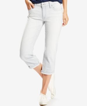 Levi's Classic Gray Wash Capri Jeans