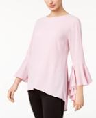 Vince Camuto Bell-sleeve High-low Blouse