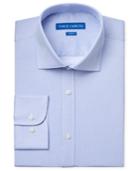 Vince Camuto Slim-fit Blue Dot Dress Shirt
