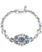 Givenchy Silver-tone Blue Crystal Bracelet