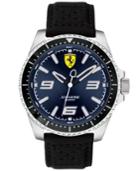 Ferrari Men's Xx Kers Black Nylon Canvas Strap Watch 44mm
