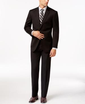Tommy Hilfiger Slim-fit Solid Black Suit