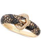 Le Vian Exotics Diamond Buckle Ring (3/4 Ct. T.w.) In 14k Gold