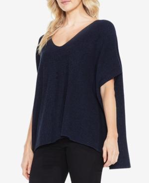 Two By Vince Camuto Plaited Cotton Relaxed Sweater
