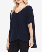 Two By Vince Camuto Plaited Cotton Relaxed Sweater