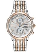 Citizen Women's Chronograph Eco-drive Diamond Accent Two-tone Stainless Steel Bracelet Watch 38mm Fc5006-55a