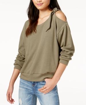 Minkpink Eva Cold-shoulder Sweatshirt