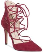 Jessica Simpson Cynessa Lace-up Pointy-toe Pumps Women's Shoes