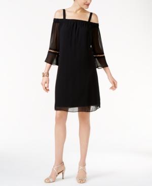 Thalia Sodi Chain-link Cold-shoulder Dress, Only At Macy's