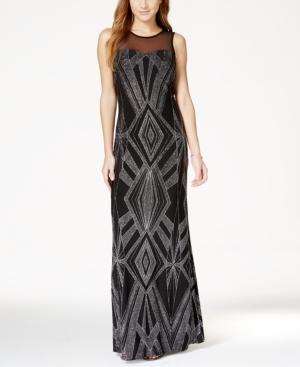 Jump Juniors' Glitter-print Sleeveless Dress