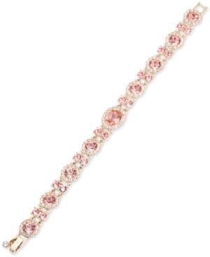 Givenchy Gold-tone Halo Crystal Link Bracelet