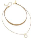 Inc International Concepts Gold-tone Layered Choker Necklace, Only At Macy's