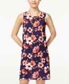 One Clothing Juniors' Floral-print A-line Dress