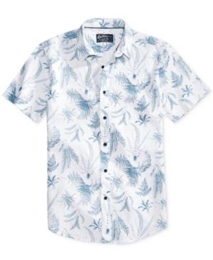 American Rag Men's Tossed Fern-print Cotton Shirt, Only At Macy's