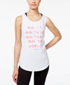 Jessica Simpson The Warm Up Juniors' Graphic Open-back Tank Top