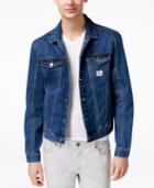 Calvin Klein Jeans Men's Medium-wash Denim Trucker Jacket