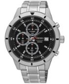 Seiko Men's Chronograph Special Value Stainless Steel Bracelet Watch 43mm Sks561