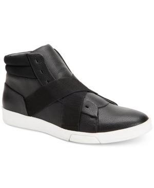 Calvin Klein Men's Banjo Tumbled Leather High-tops Men's Shoes