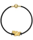 Chow Tai Fook Dragon Braided Bracelet In 24k Gold