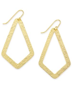 Stephanie Kantis Gold-tone Kite-shape Drop Earrings