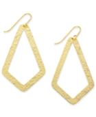 Stephanie Kantis Gold-tone Kite-shape Drop Earrings