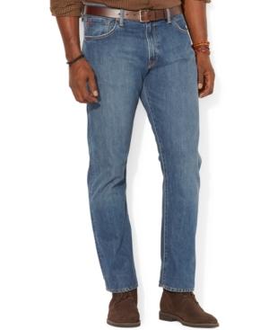 Polo Ralph Lauren Men's Big And Tall Straight-fit Stanton-wash Jean